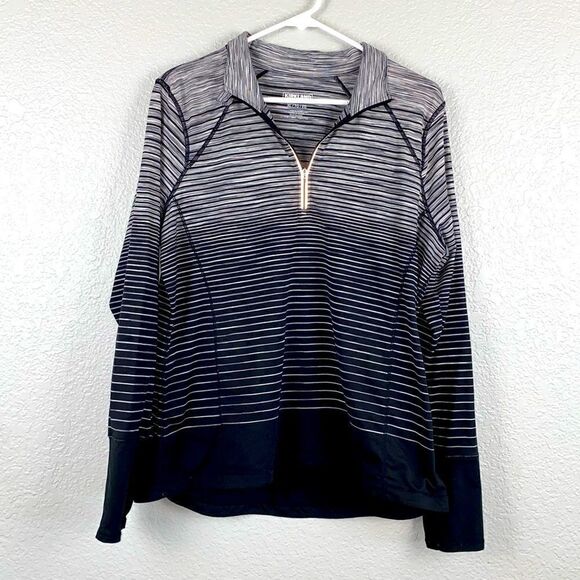 Kirkland Signature Ladies' 1/4 Zip Mock Neck Zip Up Pullover XL - Picture 1 of 6